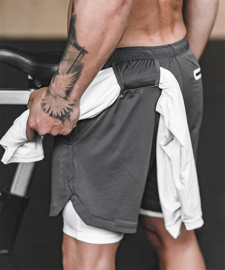 Herren Funktionsshorts mit integrierter Sicherheitsstasche Aliams