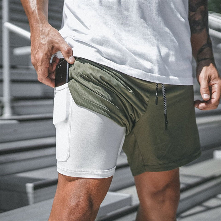 Herren Funktionsshorts mit integrierter Sicherheitsstasche Aliams