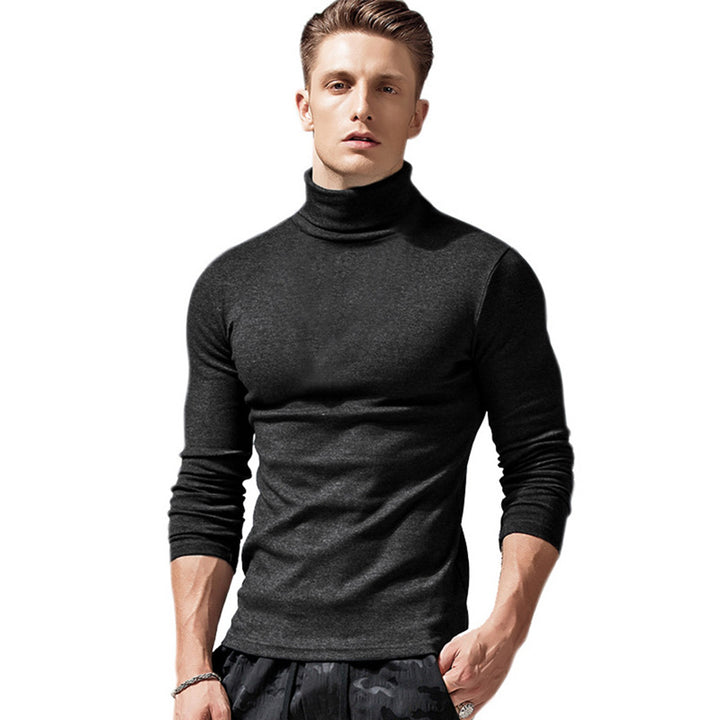 Herren Turtleneck-Shirt aus hochwertigem, elastischen Baumwollmix Aliams