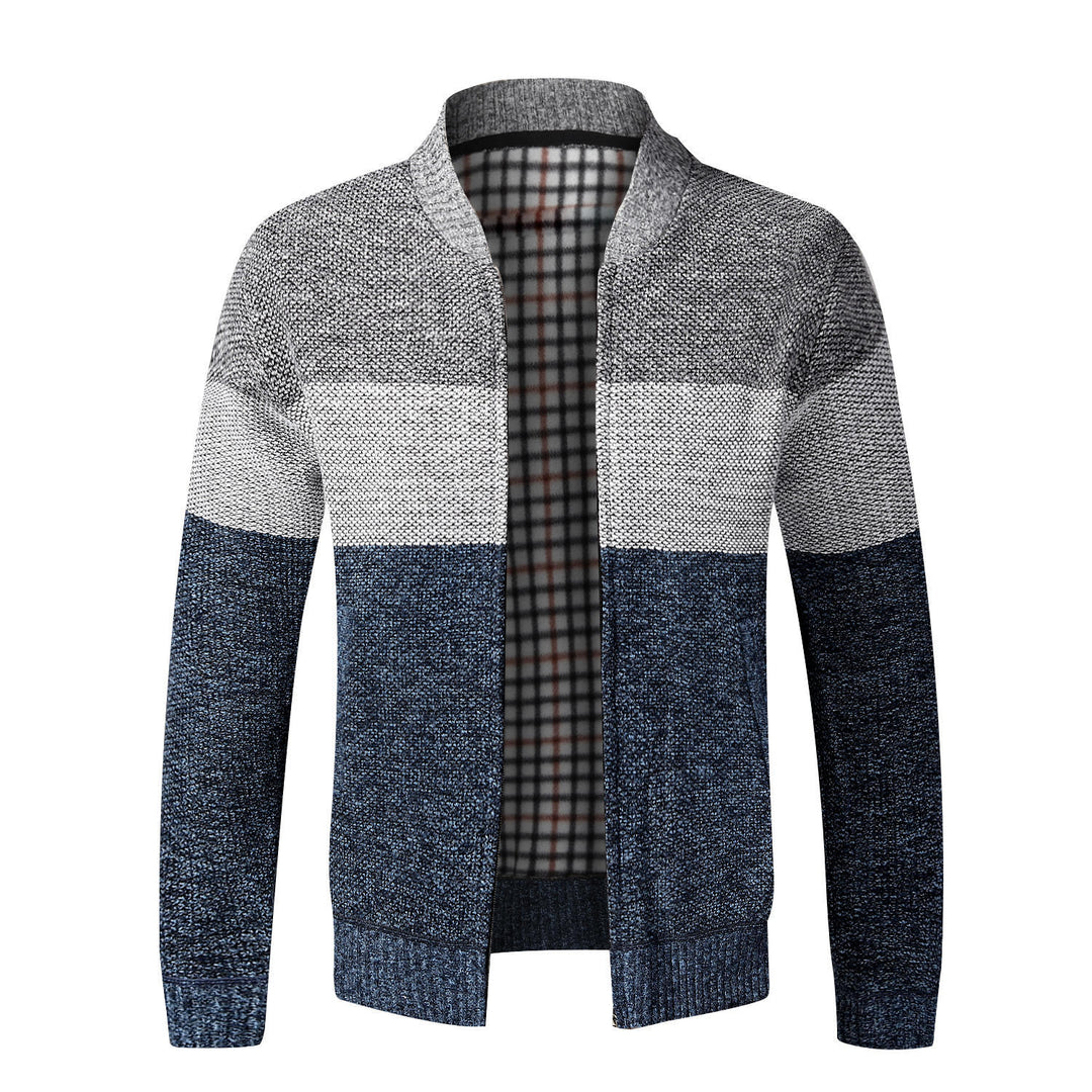 Herren sportlicher Strickcardigan mit modernem Design Aliams