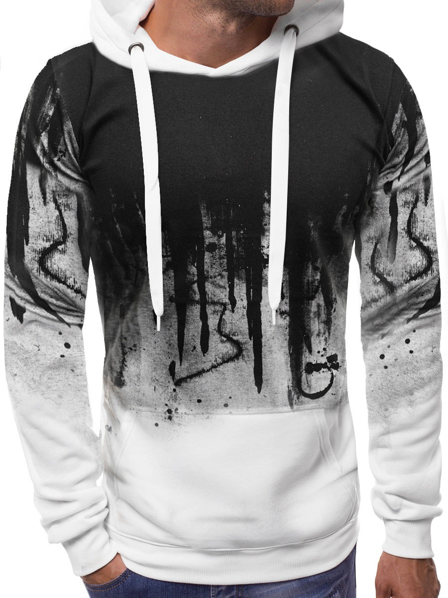 Herren Kapuzenpullover mit trendigem Graffiti-Design Aliams