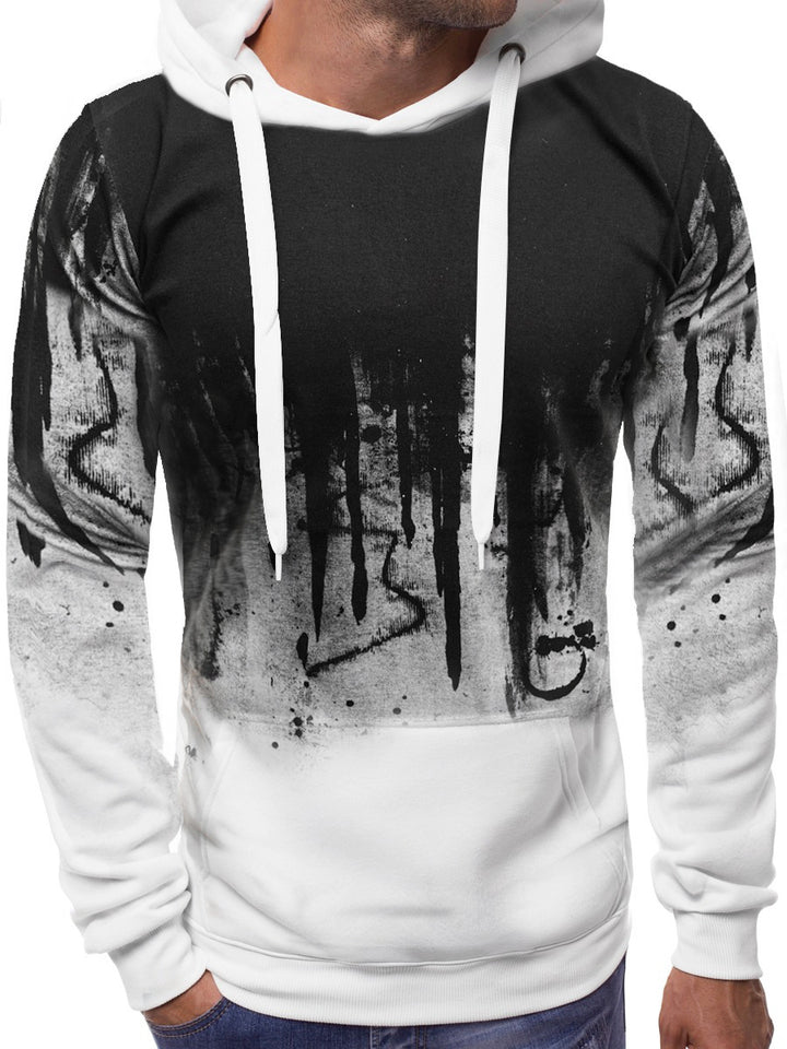 Herren Kapuzenpullover mit trendigem Graffiti-Design Aliams