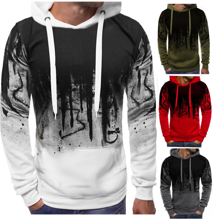 Herren Kapuzenpullover mit trendigem Graffiti-Design Aliams