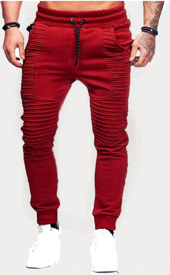 Herren sportliche Slim-Fit Jogginghose mit modischen Rippdetails Aliams