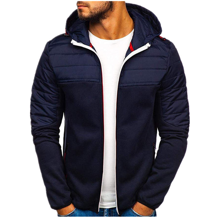 Herren funktionale Übergangsjacke mit Kapuze und isolierenden Einsätzen Aliams