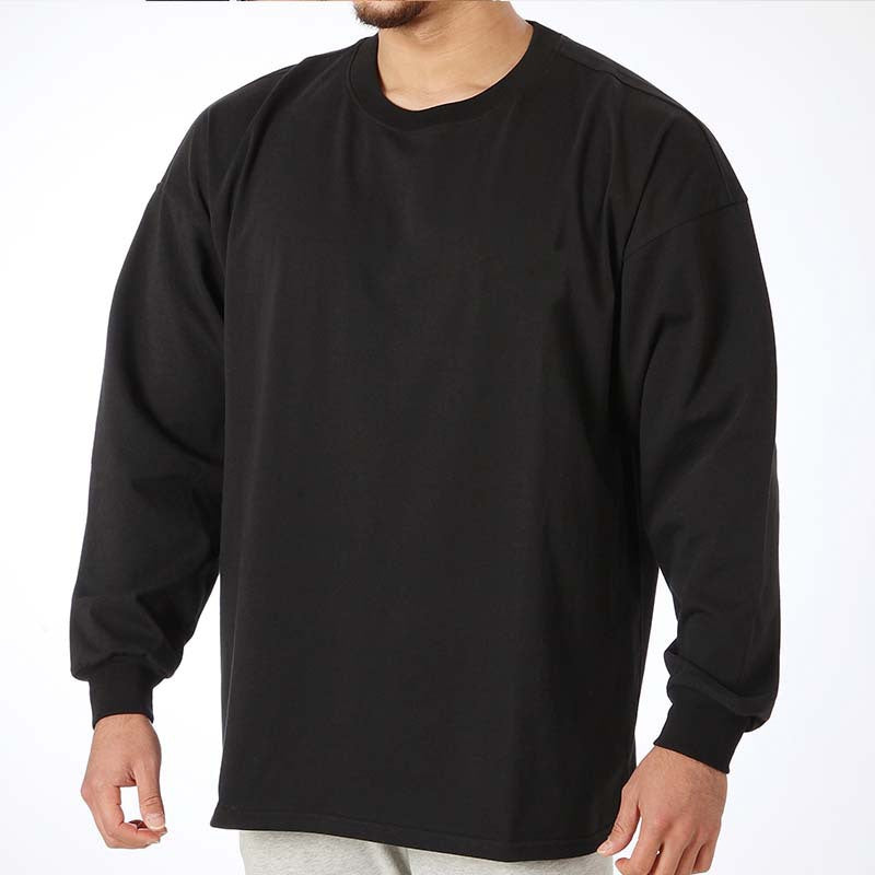 Herren Sportliches Langarmshirt aus atmungsaktiver Baumwolle Aliams