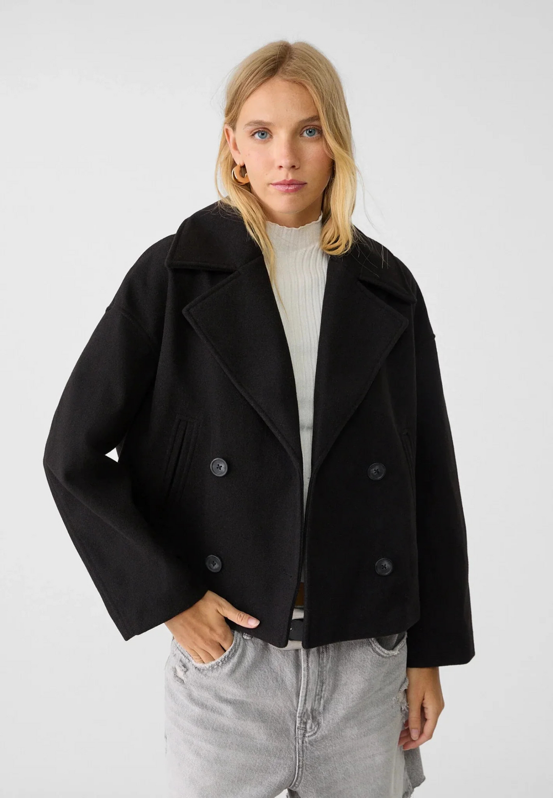 Aliams | Stylischer Kurze Mantel für Damen Stylisch