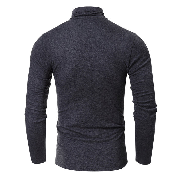Herren Eleganter Rollkragenpullover aus hochwertigem Baumwollmix Aliams