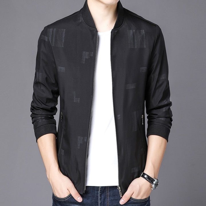 Herren urbane Freizeitjacke im strukturierten Design mit praktischen Taschen Aliams