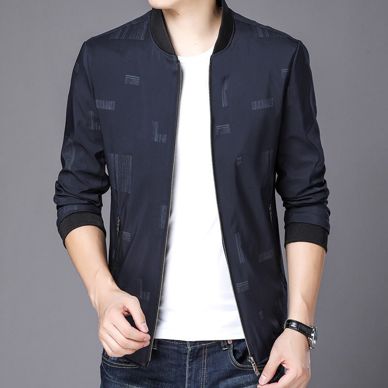 Herren urbane Freizeitjacke im strukturierten Design mit praktischen Taschen Aliams