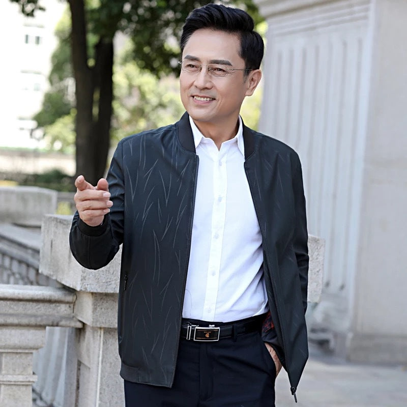 Herren praktische Sportjacke mit innovativer Struktur Aliams