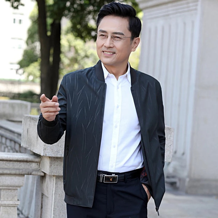 Herren praktische Sportjacke mit innovativer Struktur Aliams