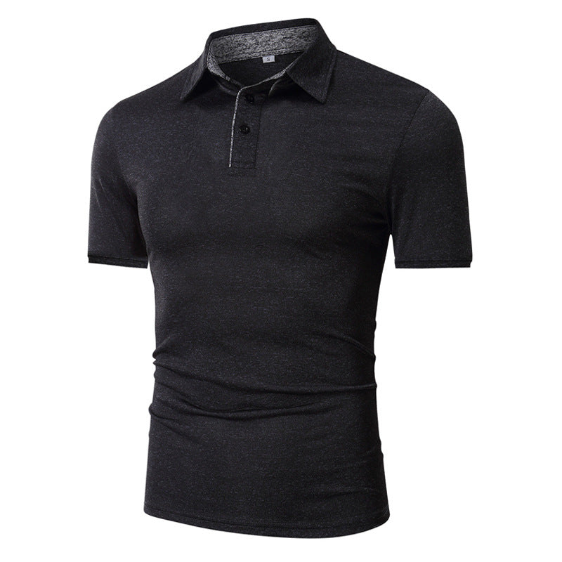 Herren Poloshirt mit modernem Rippendesign und atmungsaktiver Stofftechnologie Aliams