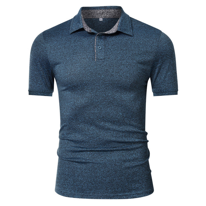 Herren Poloshirt mit modernem Rippendesign und atmungsaktiver Stofftechnologie Aliams