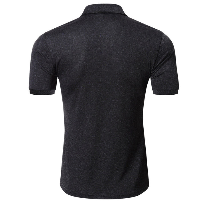 Herren Poloshirt mit modernem Rippendesign und atmungsaktiver Stofftechnologie Aliams