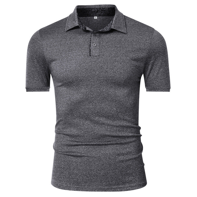 Herren Poloshirt mit modernem Rippendesign und atmungsaktiver Stofftechnologie Aliams