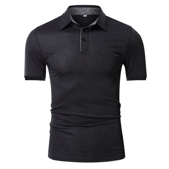 Herren Poloshirt mit modernem Rippendesign und atmungsaktiver Stofftechnologie Aliams