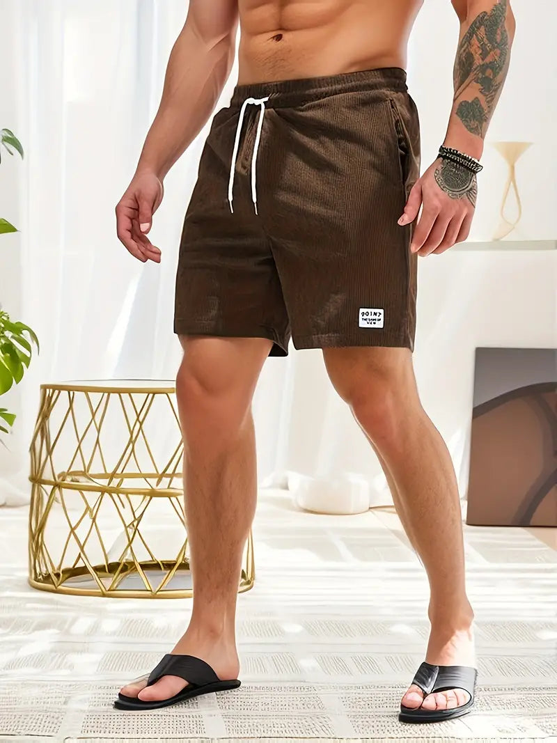 Kurze Badehose mit Stretchbund für Herren