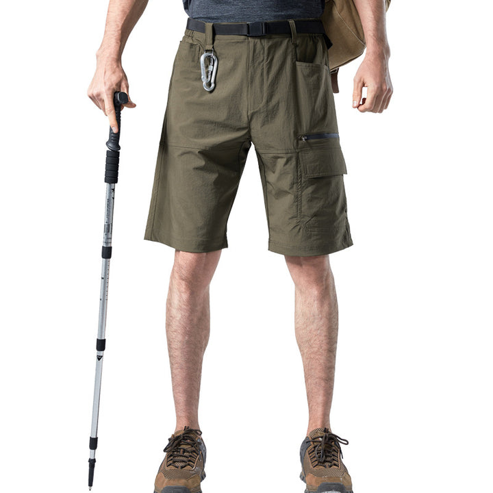 Herren Cargo-Shorts mit praktischen Taschen und verstellbarem Bund Aliams