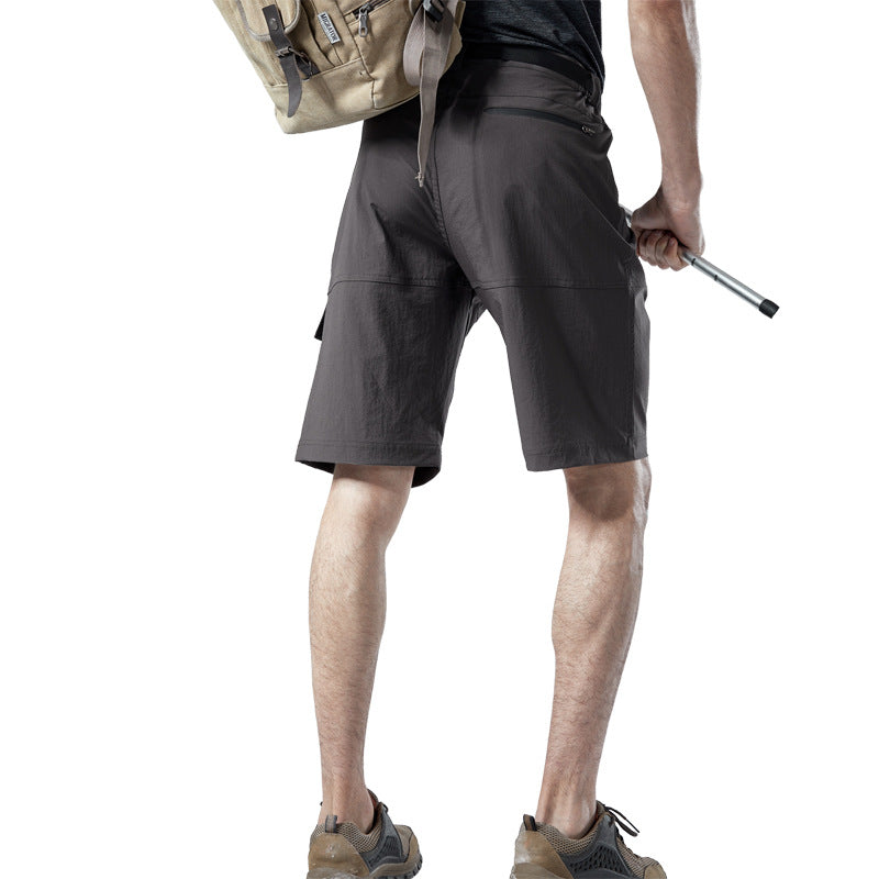 Herren Cargo-Shorts mit praktischen Taschen und verstellbarem Bund Aliams