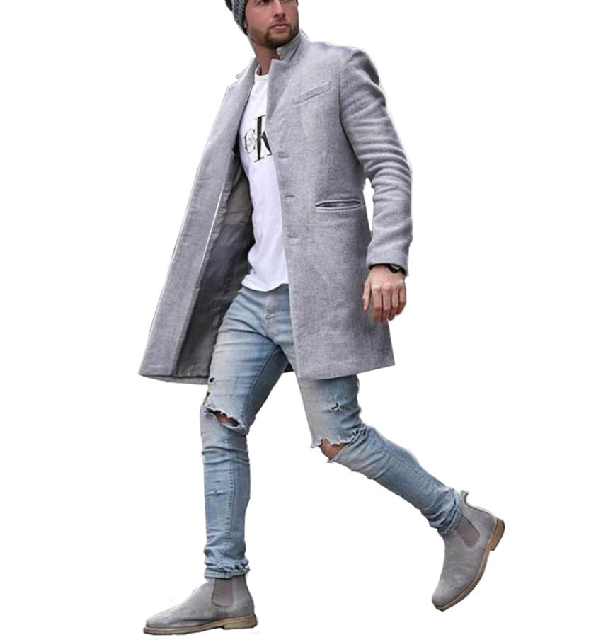 Herren edler wool-blazer mit schmalem Schnitt und stilvollen Details Aliams