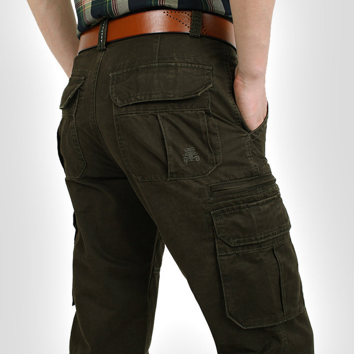 Herren Cargo-Hose mit multifunktionalen Taschen und strapazierfähigem Material Aliams