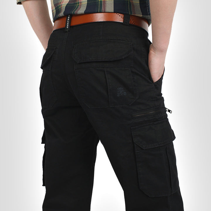 Herren Cargo-Hose mit multifunktionalen Taschen und strapazierfähigem Material Aliams