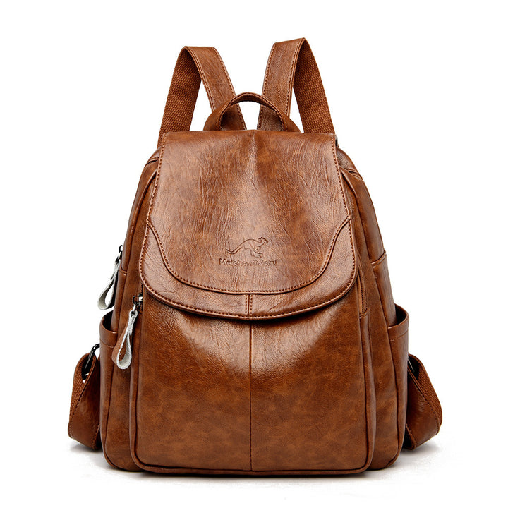 Xanau | Robuster Leder-Rucksack Für Damen