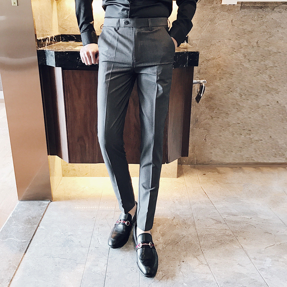 Herren Elegante Anzughose mit schmalem Schnitt und hochwertiger Verarbeitung Aliams