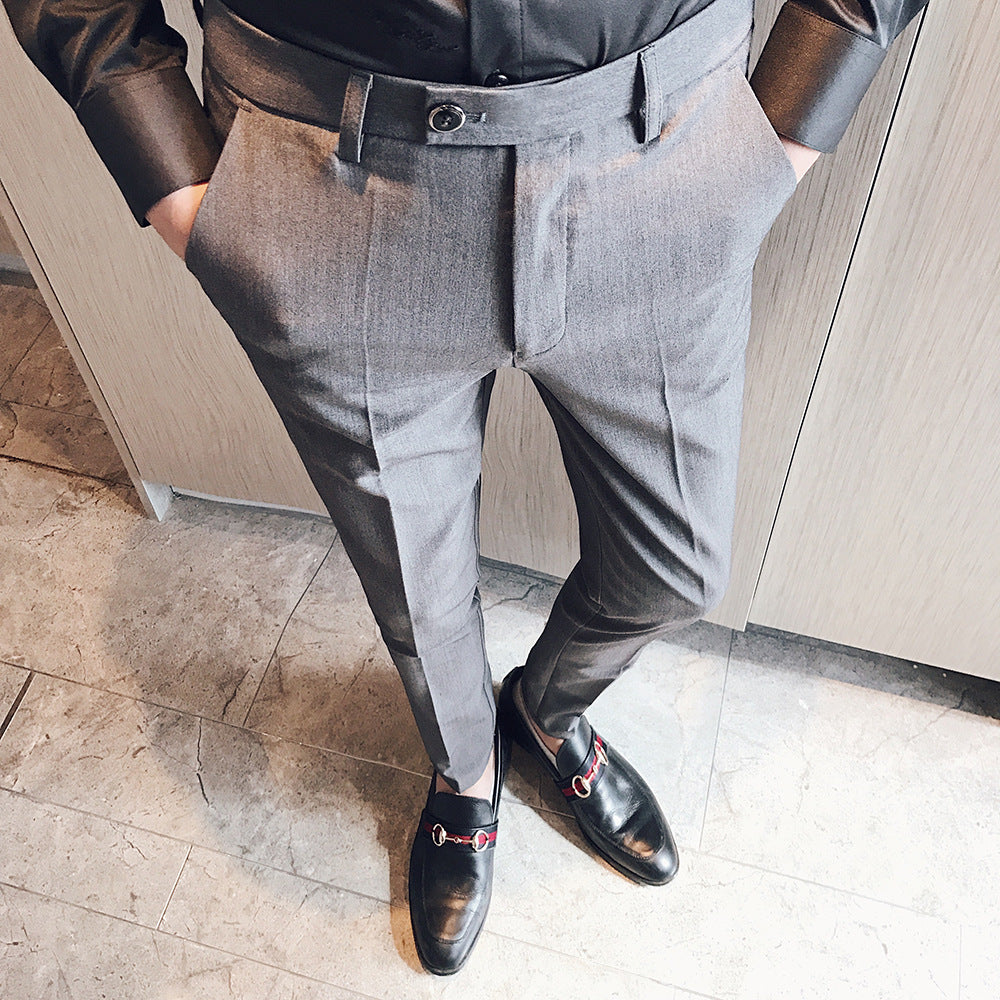 Herren Elegante Anzughose mit schmalem Schnitt und hochwertiger Verarbeitung Aliams