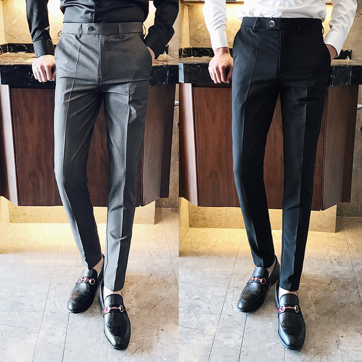 Herren Elegante Anzughose mit schmalem Schnitt und hochwertiger Verarbeitung Aliams