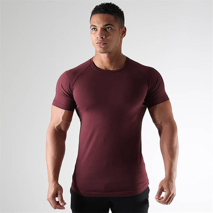 Herren Sportliches Kompressionsshirt Aliams