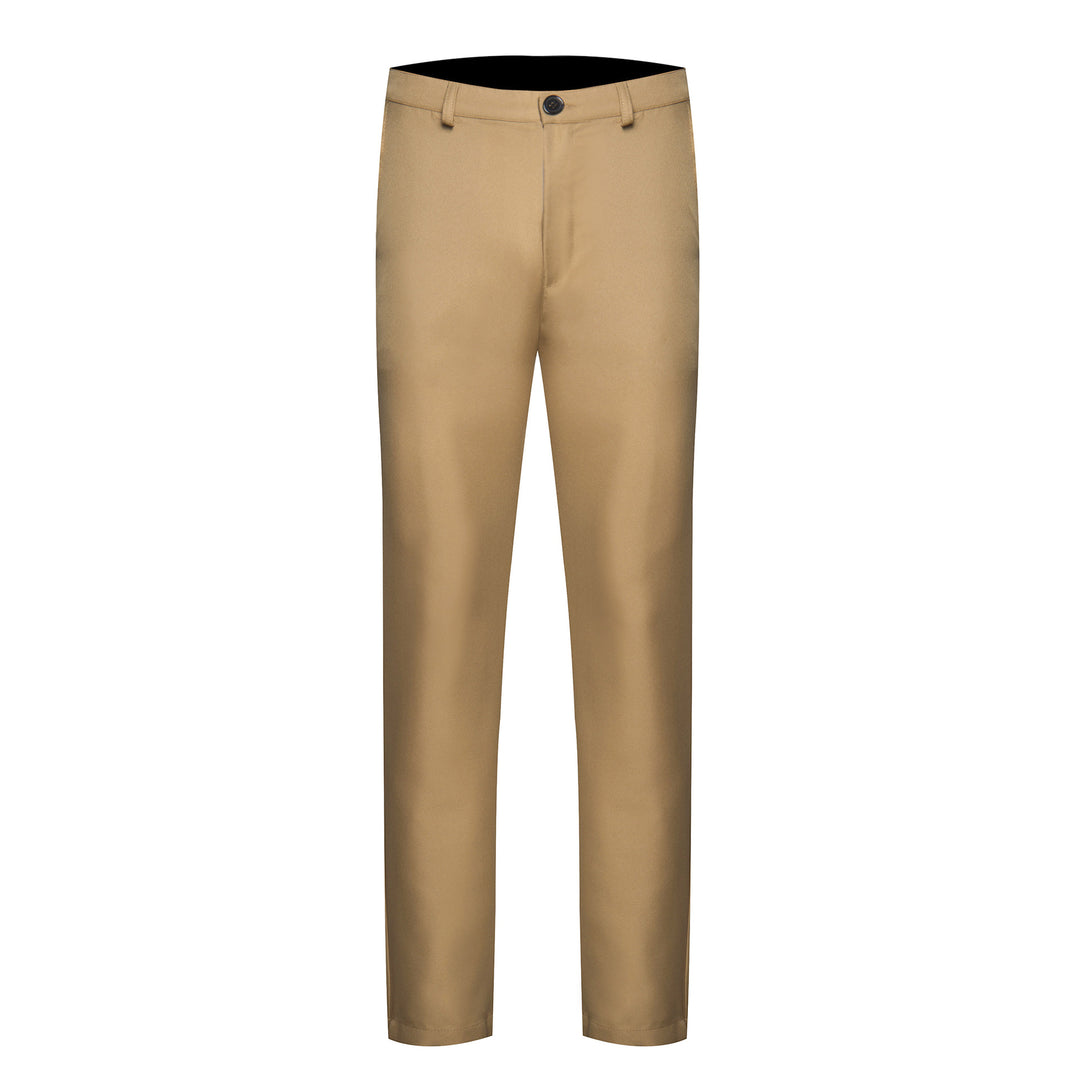 Herren elegante Chino-Hose mit schmalem Schnitt und atmungsaktivem Material Aliams