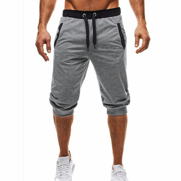 Herren Sport Capris Shorts mit verstellbarem Bund Aliams