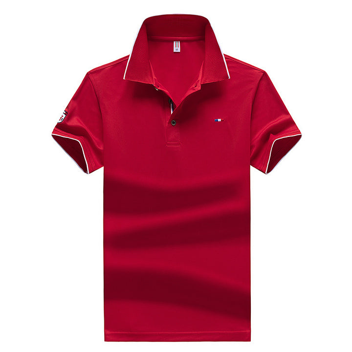 Herren atmungsaktives Kurzarm-Polohemd mit elegantem Design Aliams