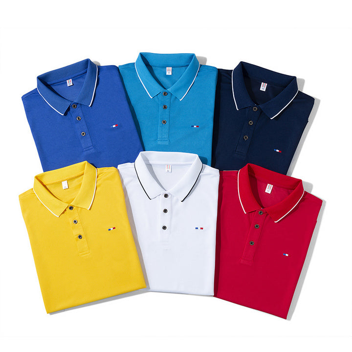 Herren atmungsaktives Kurzarm-Polohemd mit elegantem Design Aliams