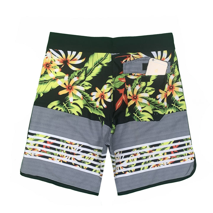 Herren Badeshorts mit innovativem Tropenmotiven und hohem Tragekomfort Aliams