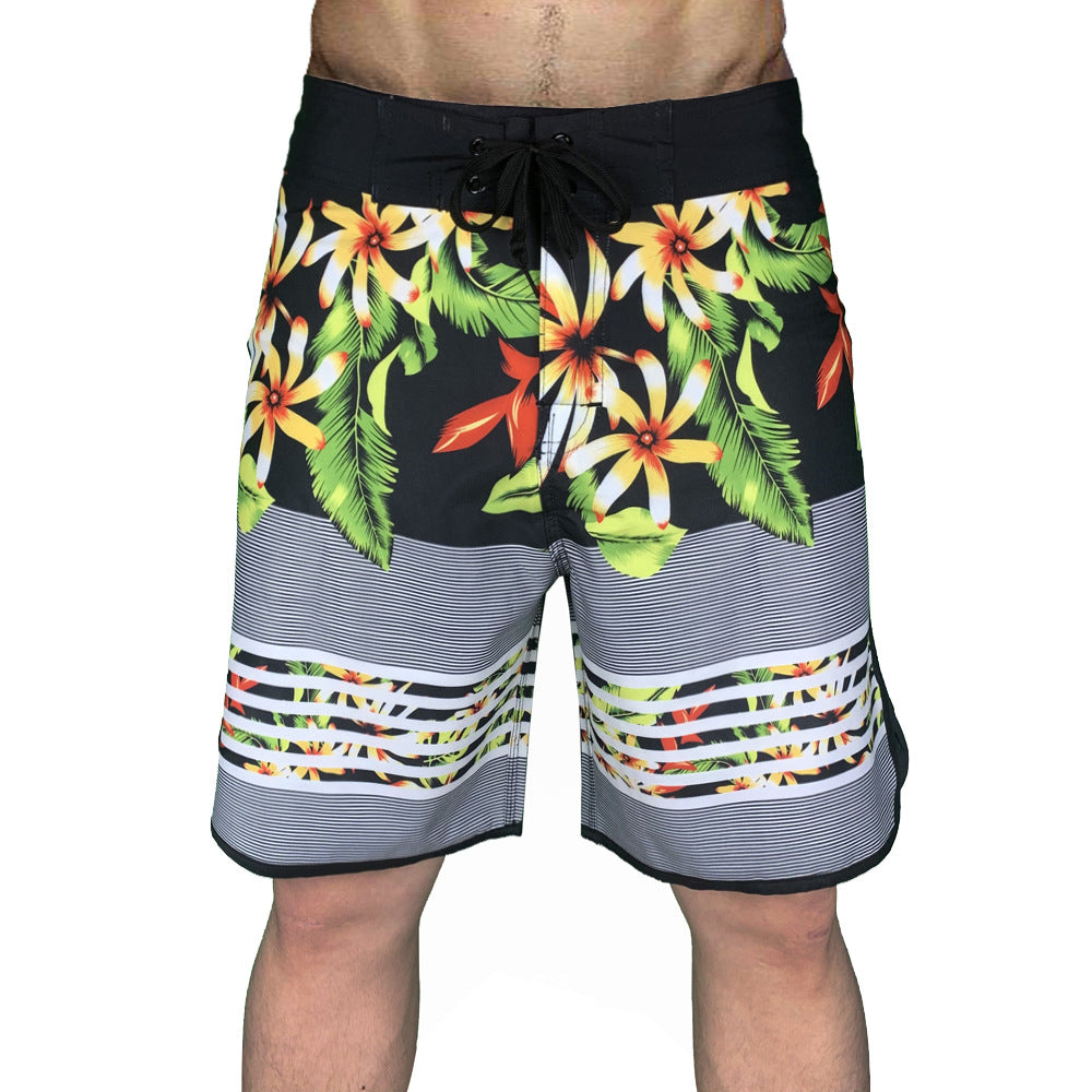 Herren Badeshorts mit innovativem Tropenmotiven und hohem Tragekomfort Aliams