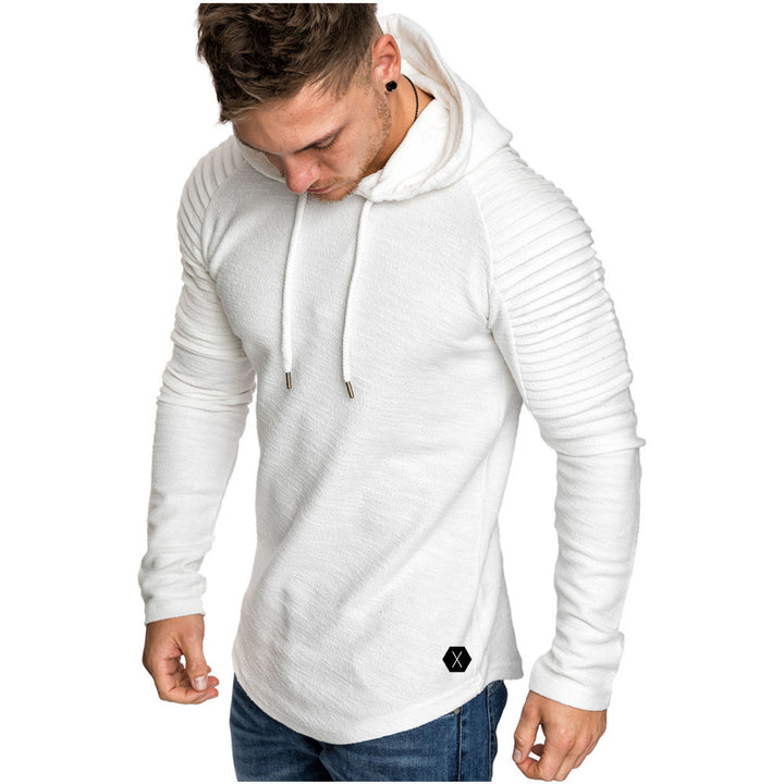 Herren Kapuzenpullover mit strukturiertem Design und modischen Raglanärmeln Aliams