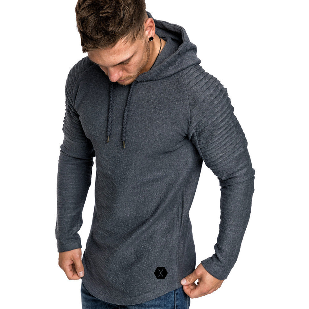 Herren Kapuzenpullover mit strukturiertem Design und modischen Raglanärmeln Aliams