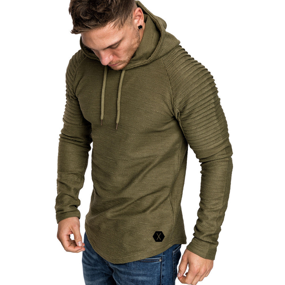 Herren Kapuzenpullover mit strukturiertem Design und modischen Raglanärmeln Aliams