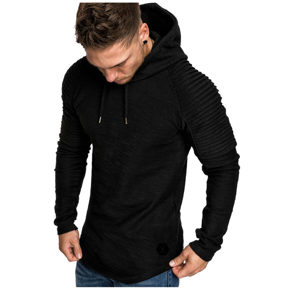 Herren Kapuzenpullover mit strukturiertem Design und modischen Raglanärmeln Aliams