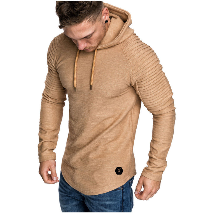 Herren Kapuzenpullover mit strukturiertem Design und modischen Raglanärmeln Aliams