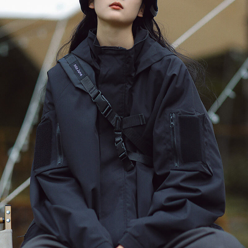 Aliams | Damen Übergröße Wasserfest Jacke