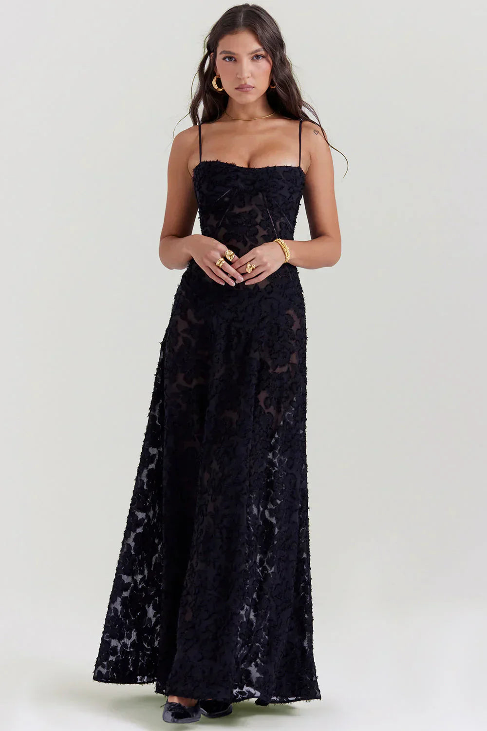 Korsett Maxikleid – Elegantes Damenkleid