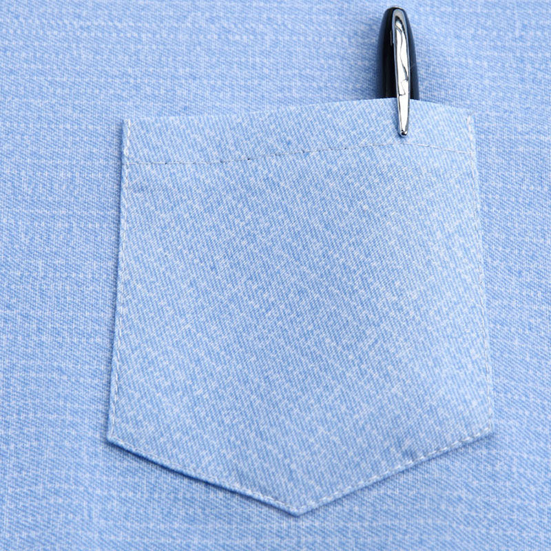 Herren Poloshirt mit strukturiertem Stoff und Brusttasche Aliams