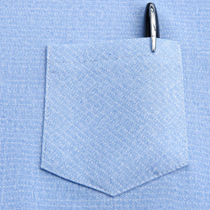 Herren Poloshirt mit strukturiertem Stoff und Brusttasche Aliams