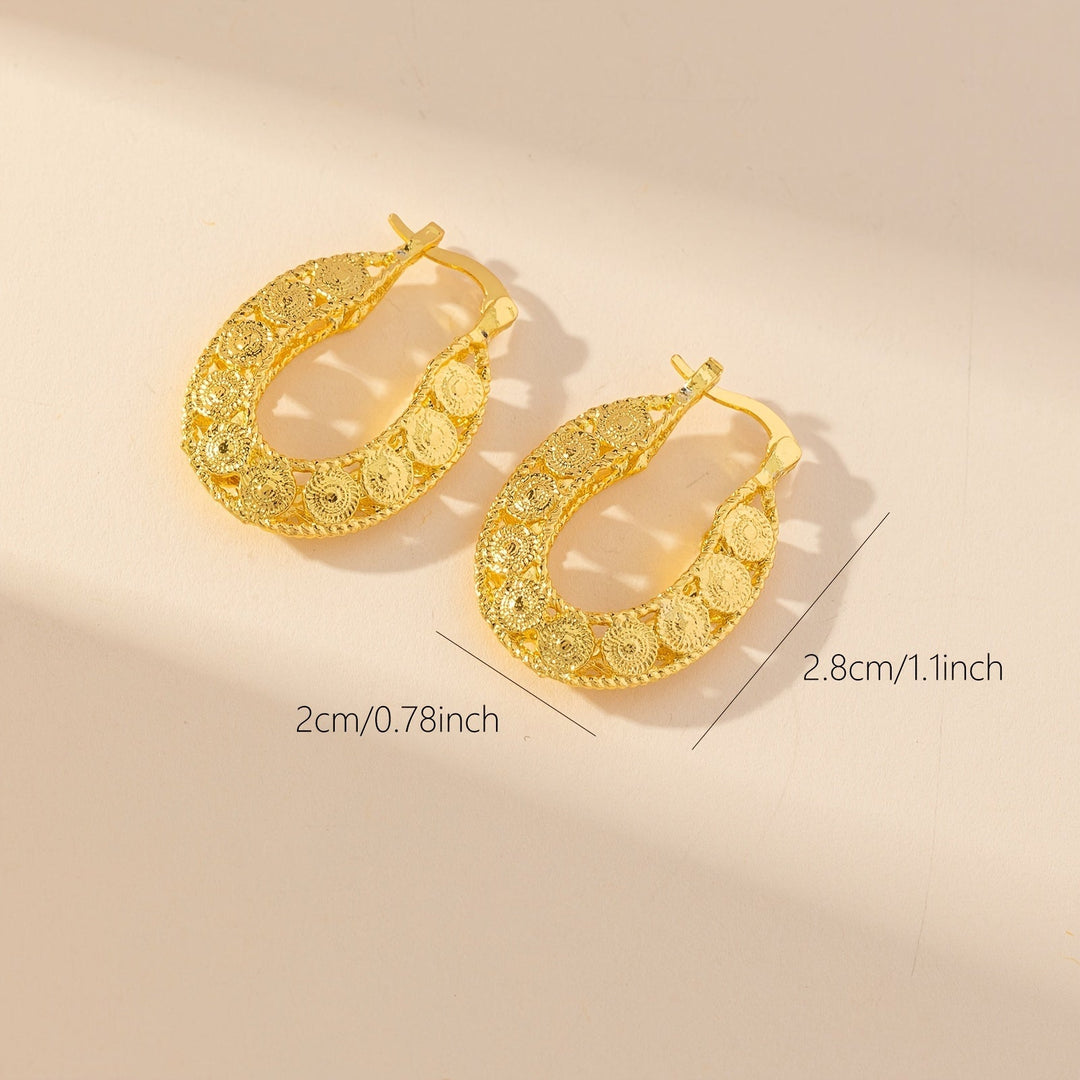 Aliams | 14Kt Gold Einzigartige Gold Filigrane Chunky Creolen