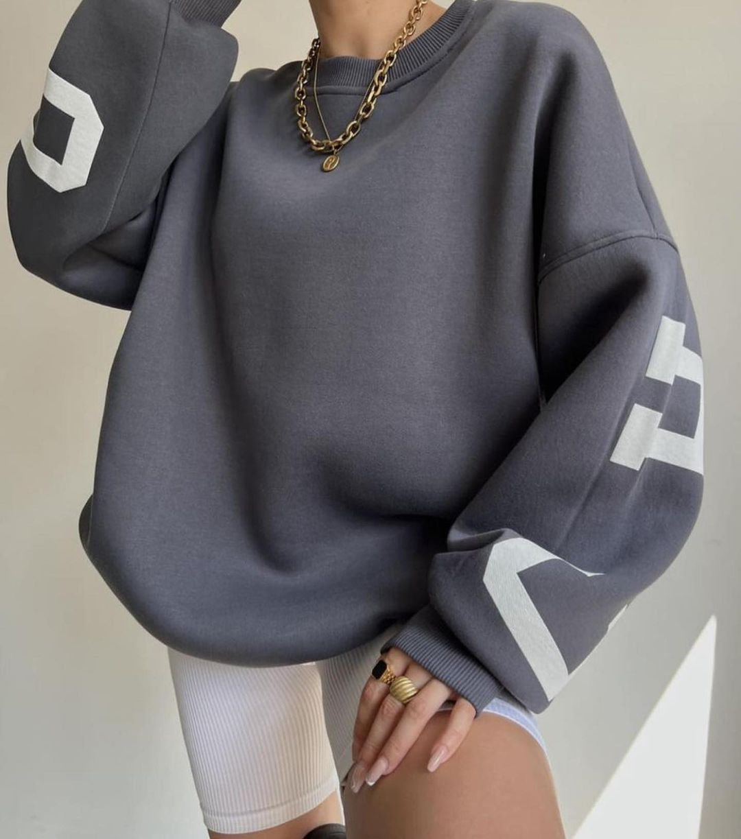 Yaraa | Oversized Sweatshirt Für Damen In Modernem Stil