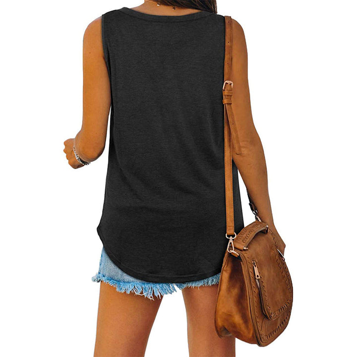 Aliams | Mckayla Jersey V-Ausschnitt Tank-Top